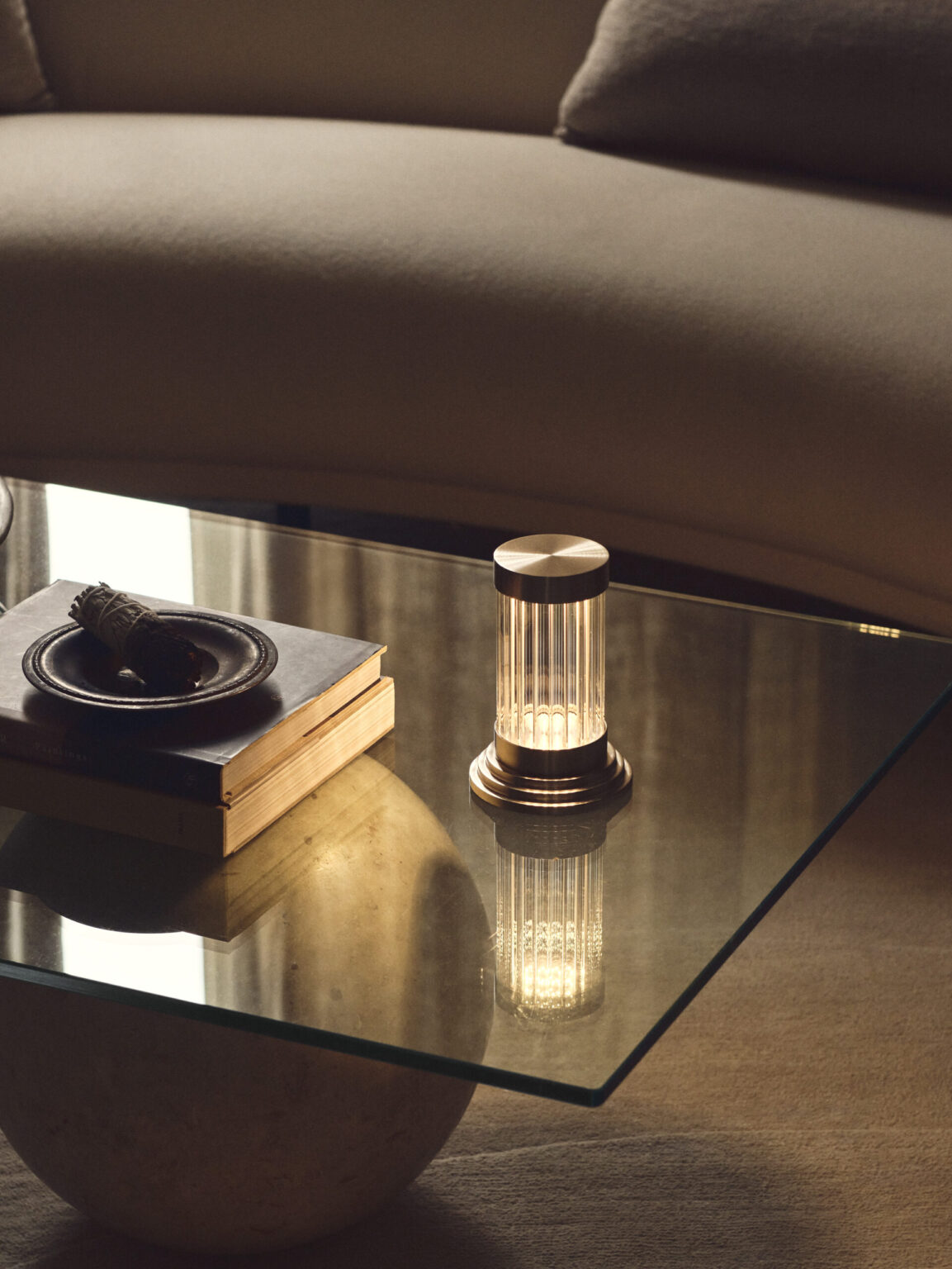 Trådløse bordlamper, batterilampe, mini bordlampe