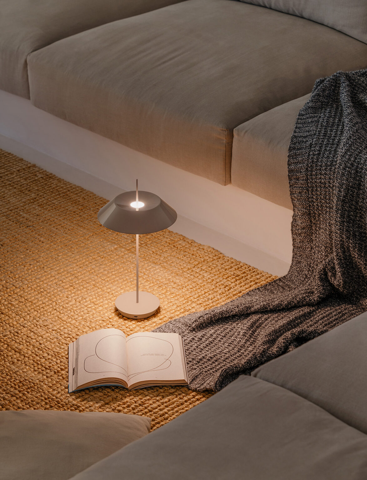 Trådløse bordlamper, batterilampe, VIBIA