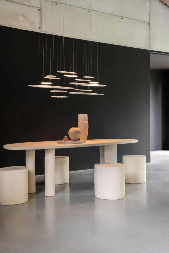 Murano lampe over spisebord